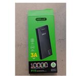 product_image_name-Generic-Gerlax 10,000mAh Power Bank With 2 USB Ports, Type C Charging Ports And Lithium Polymer Battery Black-1