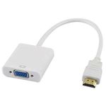 product_image_name-Generic-1080P Active HDTV HDMI to VGA Adapter (Male to Female) Converter - White-1