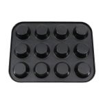product_image_name-Other-12 Hole Non-stick muffin tray -Black -2