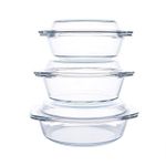 product_image_name-Generic-3PC Casserole Microwave Safe Serving Dishes With Lids - Transparent-3