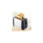 Hoffmans 2 Slice Electric Bread Toaster - Silver, Black