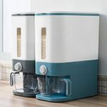 product_image_name-Generic-press-type kitchen rice storage container designed to keep grains dry and organized.-3