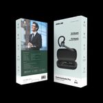 product_image_name-Generic-Communicate Pro Wireless Headset Talktime Bluetooth Earpiece Hands Free Earpiece with ENC Noise Cancelling Mic, LED Display, Wireless Headset IP7 Waterproof, bluetooth earphones for Driving Business- Black-2