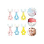 product_image_name-Generic-Kids' U-Shape Silicone Toothbrush - Manual (2-12 Years) Multi-Color-1