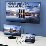 product_image_name-Generic-4 in 1 USB-C Hub with HDMI 4K, VGA, USB 3.0 & PD Charging – Type-C Docking Station for Laptop, MacBook, Phone - USB C to HDMI VGA Adapter-5