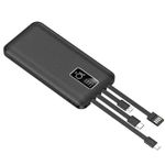 product_image_name-Generic-4 In 1 Portable Power Bank Of 20000mAh With Usb Port-Black/White-1