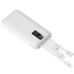 product_image_name-Generic-4 In 1 Portable Power Bank Of 20000mAh With Usb Port-Black/White-3
