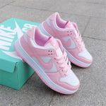 product_image_name-Fashion-Stylish Pink & White Low-Top Sneakers-1