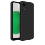 product_image_name-Generic-Silicone Soft Back Cover Case for Samsung Galaxy A03 Core (Silicone Black)-1
