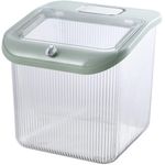 product_image_name-Generic-10 Litre Dry Food Dispenser Container Flip Transparent Kitchen Sealed Grain Container Rice Storage Box for Washing Powder, Grain, Candy, Coffee Beans Sealed - Multicolor-4