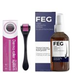 Feg Hair Growth Spray Plus Derma Roller For Hair & Beard Regrowth - 50mls*Derma Roller