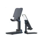 product_image_name-Generic-Portable Foldable Phone Stand – Adjustable Desktop & Mobile Holder (Black)-1