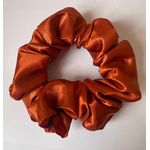 product_image_name-Handmadecraft-Satin scrunchies -peach, mauve, beige, dark purple, green, burnt orange,-3