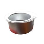 Nile 4 Piece Aluminium Stainless Steel Saucepans - Silver