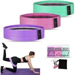 product_image_name-Generic-Hip Resistance Bands 3 Piece Set / 35 lb + 60 lb + 90 LB Booty Hip Bands with Non-Slip Design, Training Equipment for Women and Men Fitness-3
