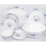 product_image_name-Arcopal-38Pcs Dinnerware Set 1Pc Oval Plate+ 6PCs Dinner Plate+6PC Rice Plate+6pcs Dessert Plate+1Pc Big Bowl+6PCs Small Bowl+6PCs Tea Cup with Saucer Plate Microwave Safe And Dishwasher Safe Serveware- Multicolor-3