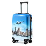 Beatiful Painting Suitcase With Good Material 