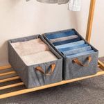 1pc fabric foldable clothes storage boxes