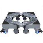 product_image_name-Generic-Heavy Duty Washing Machine Base Stand 4 Feet Adjustable Refrigerator Base Support 50-75cm Anti-Vibration Dryer Floor Trays Dishwasher Support Pedestal-3