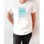 product_image_name-Rubanda-Mayonza-Pray More Worry Less Women's T-Shirt - White-1