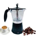 product_image_name-Generic-6 Cup Marble Stainless Steel Caffettiera 3 Tazze Espresso Stove Top Italian Style Espresso Coffee Maker Moka Pot- Multicolor-5