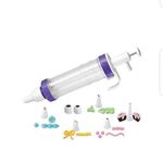 product_image_name-Cake Decoration-Cookies Press Set Cake Decorating Icing Tool Set - Silver-1