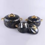 product_image_name-Generic-3 Piece Set 1L+2L+3.5L Luxury Food Warmer Insulated stainless Steel Hot Pot Casserole Set Food Warmer Containers-3