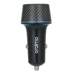 product_image_name-Oraimo-Car Charger High Quality Fast Charging Dual USB Port Without USB Cable Black -1