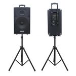 product_image_name-Generic-1 Rechargeable Speaker Sold With A Stand And 1 Wireless Microphone Has Bluetooth FM USB And Memory Card Input Mic And Guitar Input Good For Gospel Preaching Advertising Campaigns  - Multicolor-1