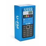 product_image_name-U-FM-U222– Triple SIM Touch Phone  2500mAh Battery 32MB+32MB (Up to 8GB) Wireless FM HD Camera  Internet Ready Black-2