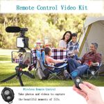 product_image_name-Generic-Vlogging Kit for iPhone, Android (with Tripod), with Mini LED Video Light + Cardioid Microphone + Phone Clip + Tripod for Video Calling, Vlogging, YouTube, Instagram, TikTok-2