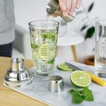 product_image_name-Generic-Outset Glass Glass Cocktail Shaker Printed with Drink Recipes, 12 Ounce, Stainless Steel Strainer Lid-3
