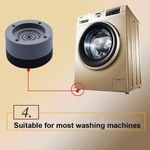 product_image_name-Generic-4 PC Refrigerator Washing Machine Pad Anti Vibration Silencer Mat Non-slip Stand Pads Multi-Colours.-2
