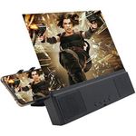 product_image_name-Generic-12'' 3D Mobile Phone Screen Magnifier Amplifier With Bluetooth Speaker, Black.-7