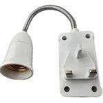 product_image_name-Generic-Lamp Bulb Holder with Switch and Universal Socket Extension Adapter 360° Turn or Night Lamp Holder 60W Max AC220-240V 50-60HZ (Screw Connection)-3