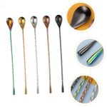 product_image_name-Generic-5pcs Mixing Spoon Cocktail Swizzle Spoon-4