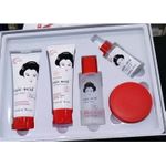 Kojic Acid Facial wash, sunsceen cream, essence toner and Face serum Set