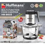 Hoffmans Multi-Function Electric Food Chopper 3.5 lt Meat and Vegetables Grinder - Silver