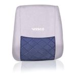 product_image_name-Authentic-Viscco Smart Orthopaedic Back Rest For Posture Correction & Relief from Back Pain (Grey) office chair backrest car backrest lumbar support -2