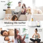 product_image_name-Generic-Aroma Diffuser with Candle Light - Multicolour -5