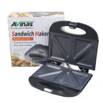 product_image_name-AVINAS-2 Slice Sandwich maker Non Stick Surface Bread Toaster Baker-3