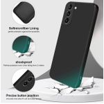 product_image_name-Generic-Silicone Case Compatible with Samsung Galaxy S21 5G, Full Body Silky Soft Touch Phone Case with Camera Protection, Shockproof Cover with Microfiber Lining, Black-3
