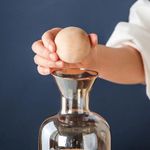 product_image_name-Generic-Glass Carafe Water Pitcher With Wood Lid, Kettle, Drinking Cup, Tea Pot, Juice Jug, Household Drinkware-3