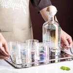 product_image_name-Generic-Glass Carafe Water Pitcher With Wood Lid, Kettle, Drinking Cup, Tea Pot, Juice Jug, Household Drinkware-7