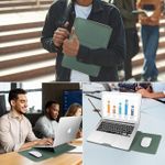 product_image_name-Generic-Laptop Bag For Macbook Air Pro 13 M1 M2 2020 Computer Stand Mouse Pad Waterproof-Green-8