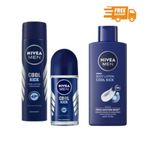 NIVEA COOL KICK ROLLON 50ML + COOL KICK LOTION 400ML + COOL KICK SPRAY 150ML