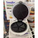 product_image_name-Generic-Waffle Maker Iron Machine, Heart - Shaped, Nonstick Coating, Electric Baking Pan, Frying Pan, For Quick Breakfast Kitchen-White/Black-2