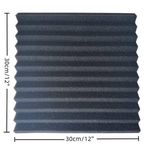 STUDIO Sound proof panel acoustic foam panels designed to absorb sound waves and reduce echo in rooms. 30cmx30cmx2.5cm