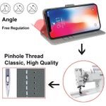 product_image_name-Motorola-Moto E14 / G04 / G24 Case Flip Wallet Phone Case Shockproof PU Leather Card Holder Magnetic Stand Protector Cover for Moto E14 / G04 / G24, Sunset-3