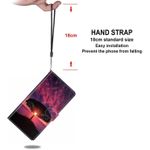 product_image_name-Motorola-Moto E14 / G04 / G24 Case Flip Wallet Phone Case Shockproof PU Leather Card Holder Magnetic Stand Protector Cover for Moto E14 / G04 / G24, Sunset-5